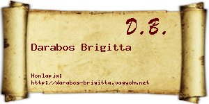 Darabos Brigitta névjegykártya